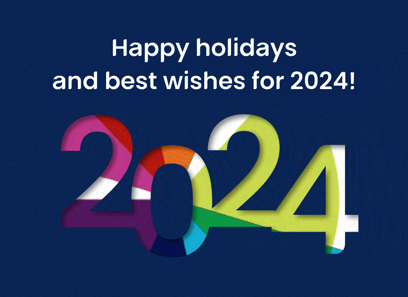Happy holidays and best wishes for 2024!